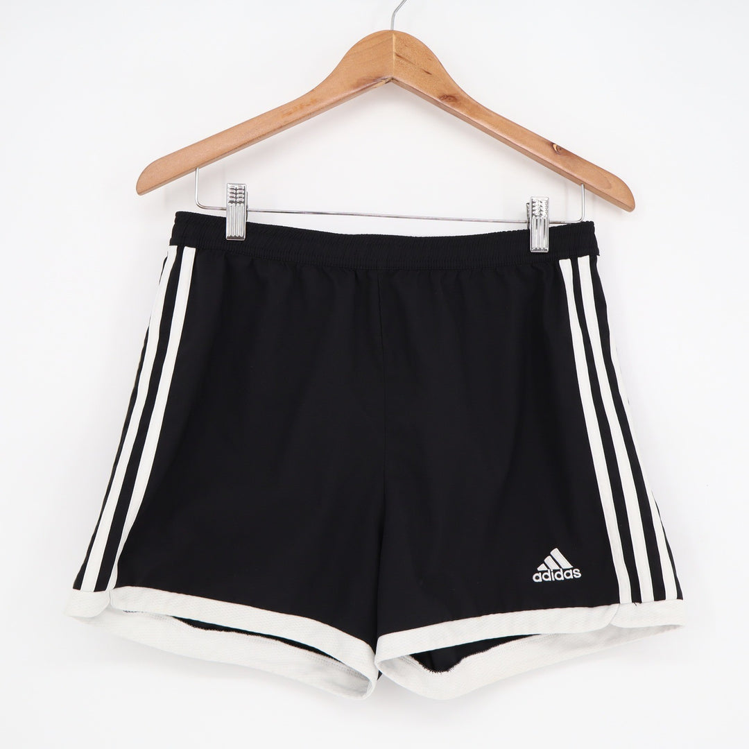 Adidas Adizero Black White Striped Running Shorts Womens Small BKA 62