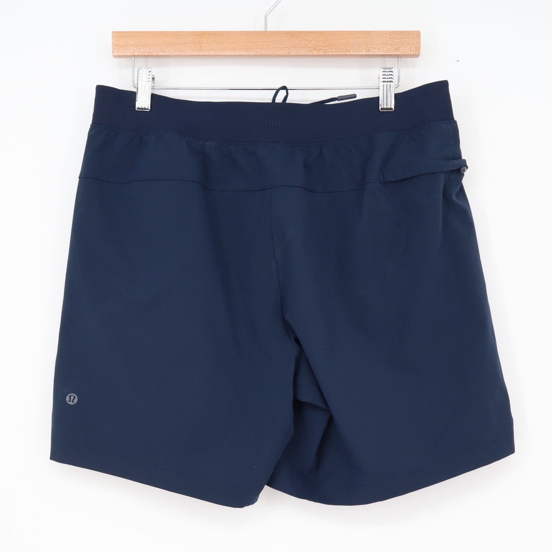 Lululemon Shorts Mens Large Commission Short 7" Warpstreme Navy Excellent