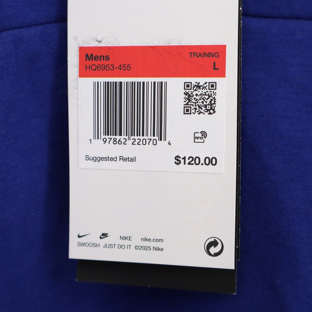 Nike Mens Dri-FIT 24.7 Training Quarter-Zip Sweatshirt Royal Blue L