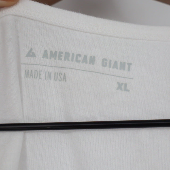 American Giant Women's Classic Cotton Scoop Tee Size XL