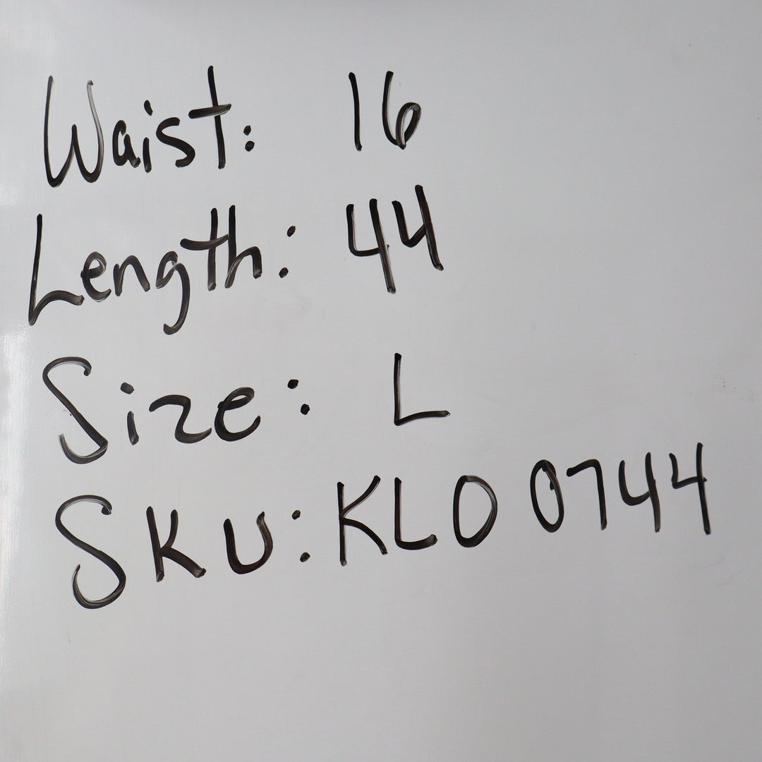Mustard Seed High Rise Satin Pant Teal Green Straight Leg Side Slit L NEW