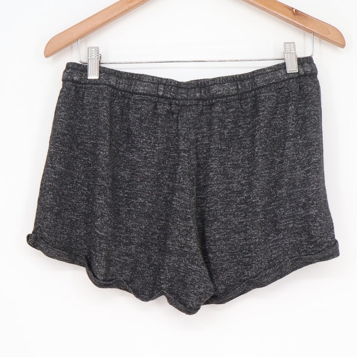 Ocean Drive Womens Large Charcoal Grey Space Dye Long Beach Island Lounge Shorts