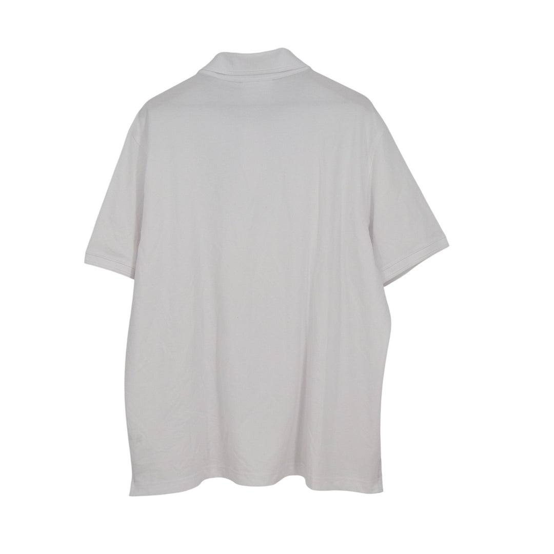 Walter Hagen Clubhouse Solid Pique Polo Mens XXL White Short Sleeve Golf Shirt