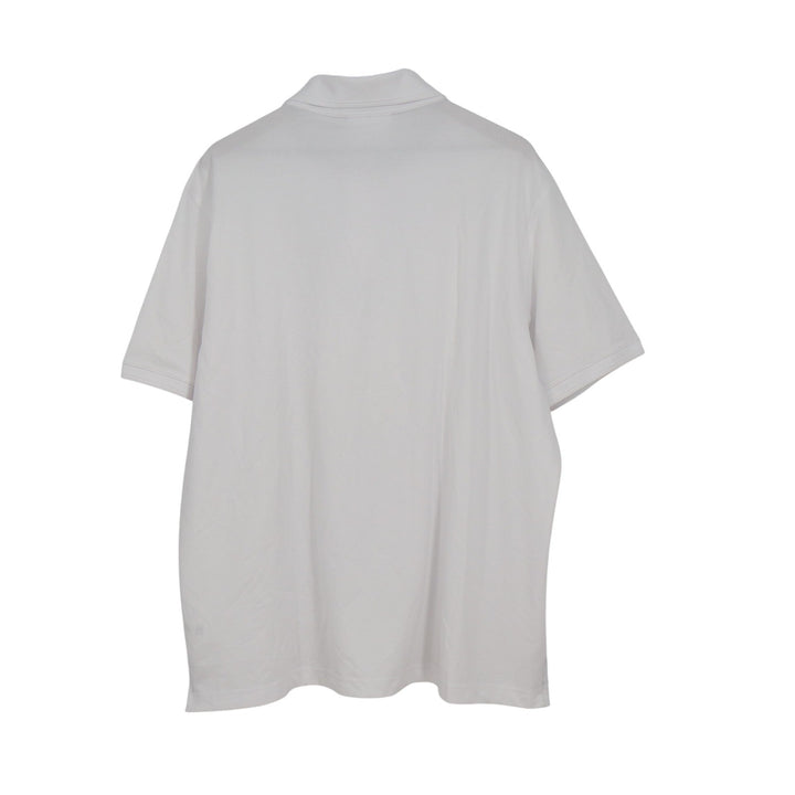 Walter Hagen Clubhouse Solid Pique Polo Mens XXL White Short Sleeve Golf Shirt