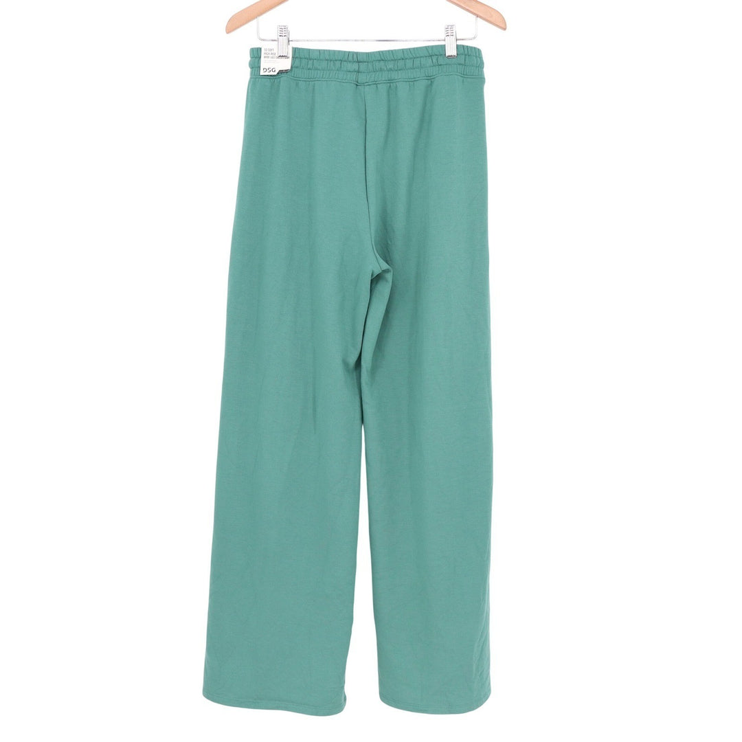 DSG So Soft Wide Leg Sweatpants Teal Green High Rise Lounge Pants Womens S NEW