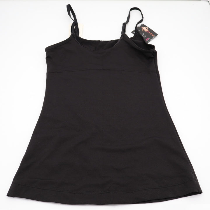 Maidenform Tummy Control Shapewear Cami Tank Top Womens Medium Black Long Length