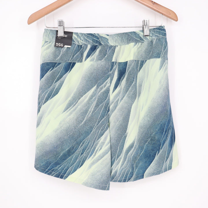 DSG Mens 6" Agility Short AI Formations Uni Navy Abstract Print Small NEW