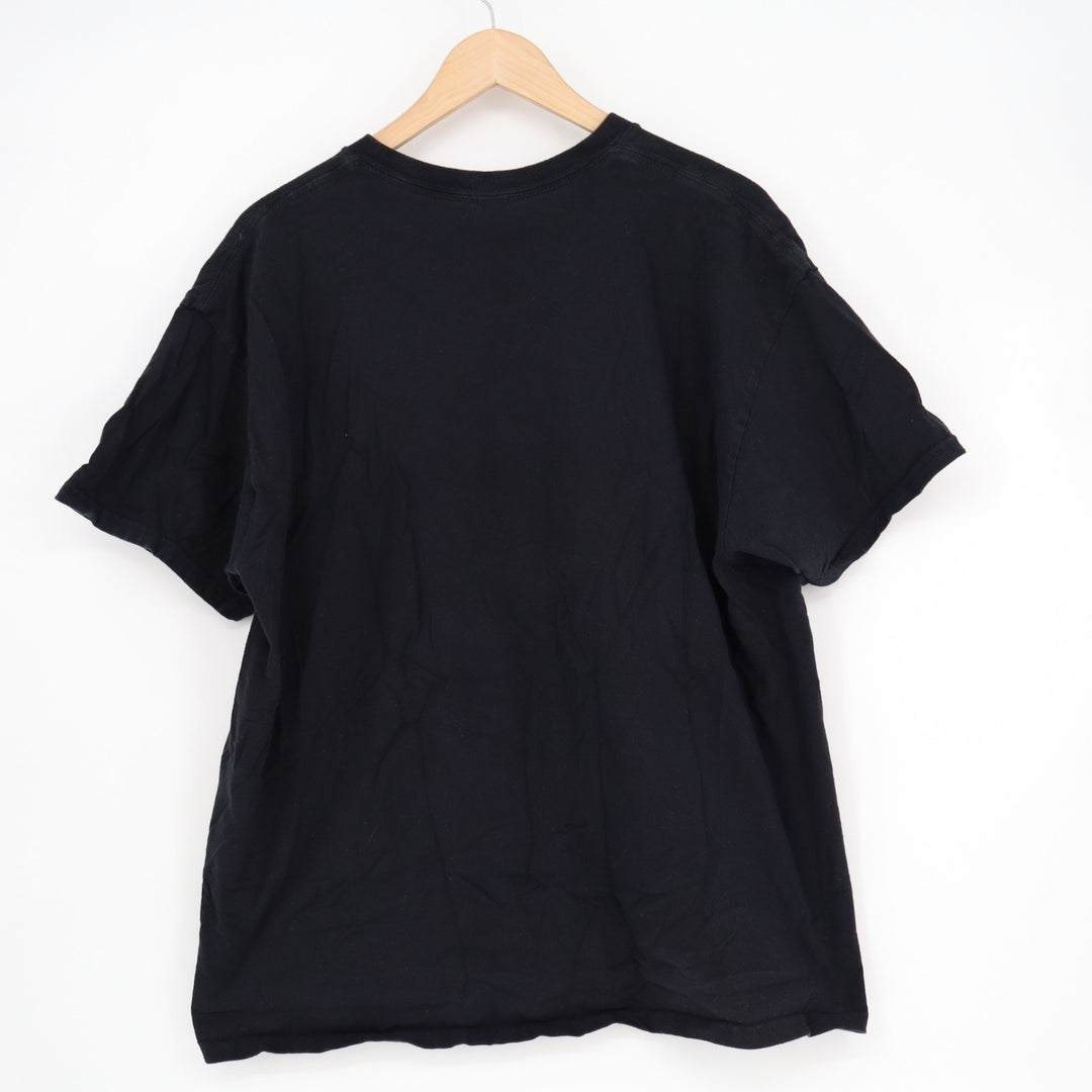 Gildan Activewear T Shirt Mens XL Black Cotton Short Sleeve Crew Neck Pullover