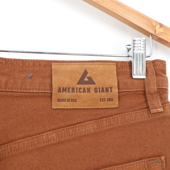 American Giant Roughneck Straight Jeans Womens 28x30 Ruste Stretch Street Wear