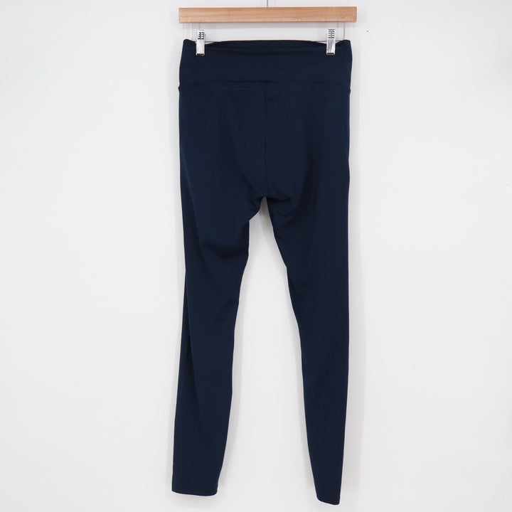 Gymshark Navy Blue Training Leggings High Waisted Size L Womens
