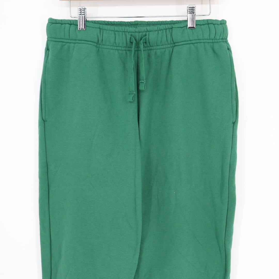 American Giant Classic Sweatpants Women's M Green Cotton Fleece Drawstring Waist