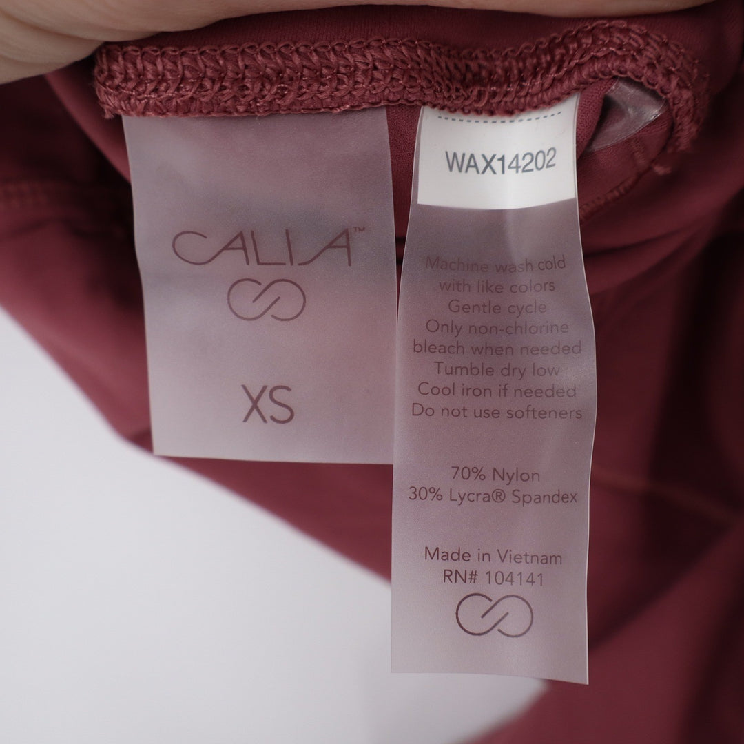 Calia Inspire High Rise 7/8 Leggings Mauveberry XS Pockets UPF 50+