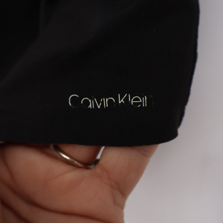 Calvin Klein Bralette Womens Medium Black Seamless V-Neck Excellent