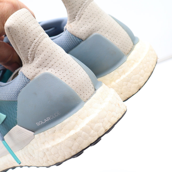 Adidas Solar Glide Womens Blue Mint Green Running Shoes Size 8.5