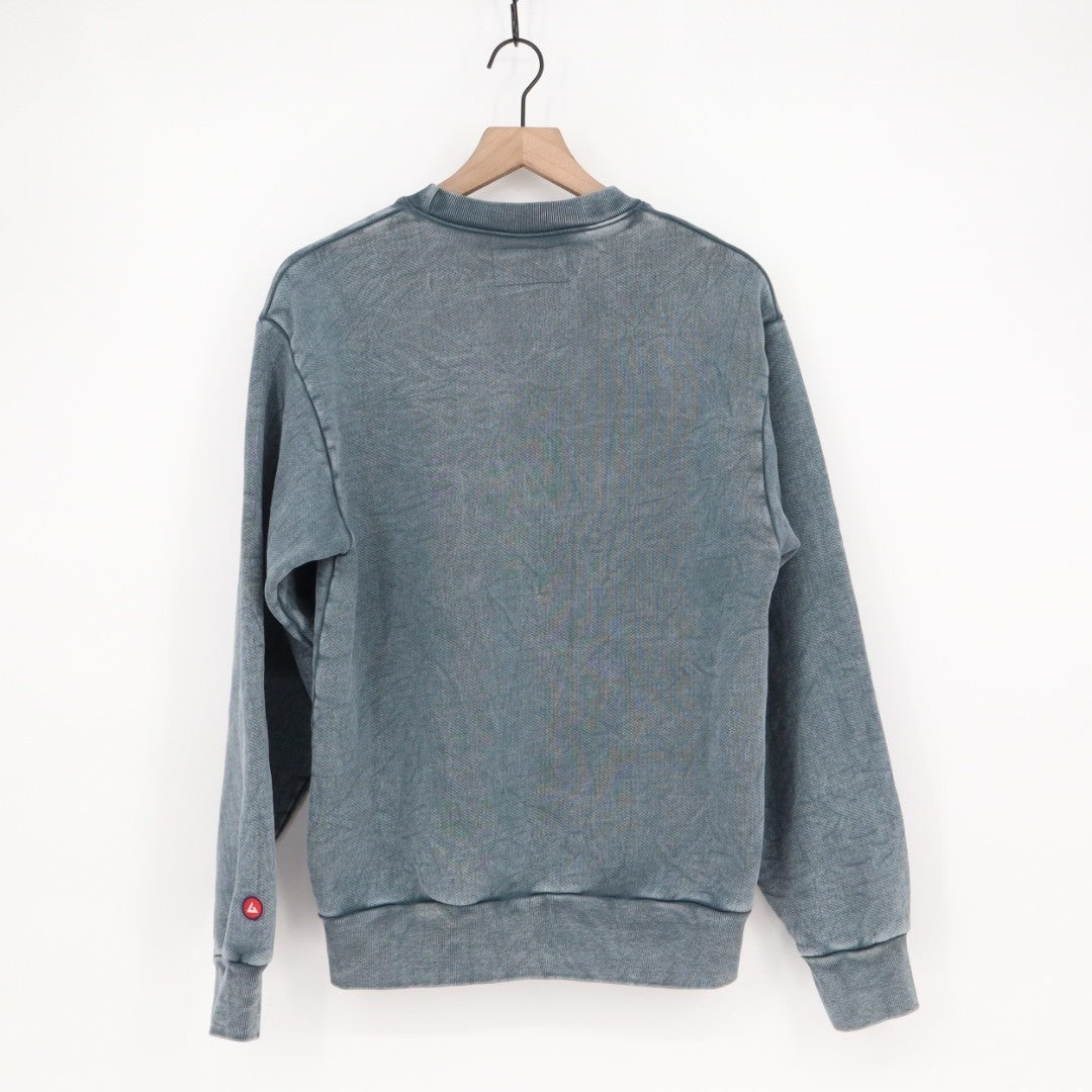 American Giant American Vintage Sweatshirt Unisex Small Blue Cotton Long Sleeve