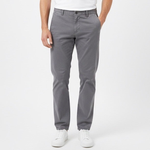 Dockers Athletic Fit Mens Pants Gray Size 32x32 Flat Front Chinos Casual