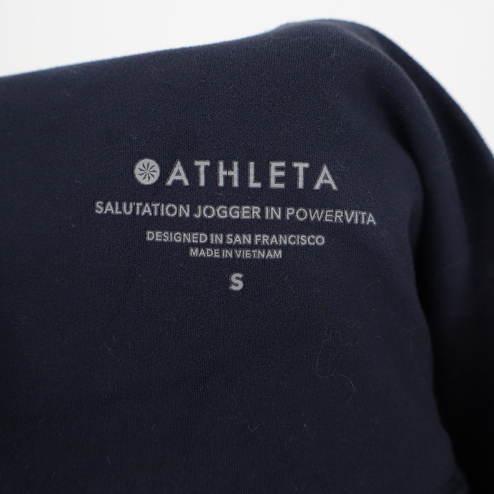 Athleta Salutation Jogger Legging Womens Small Navy Stretch High Waist Active