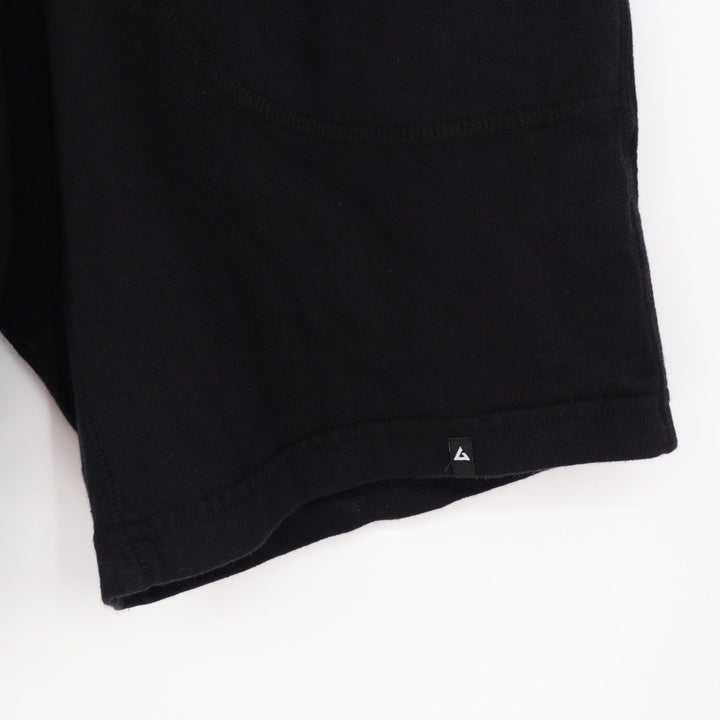 American Giant Men's Sweatshorts Black Cotton Elastic Wist Size S Made In USA