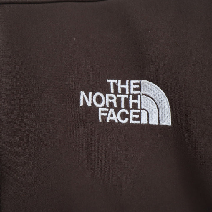 The North Face Softshell Jacket Mens XL Apex Bionic Brown Windproof Good
