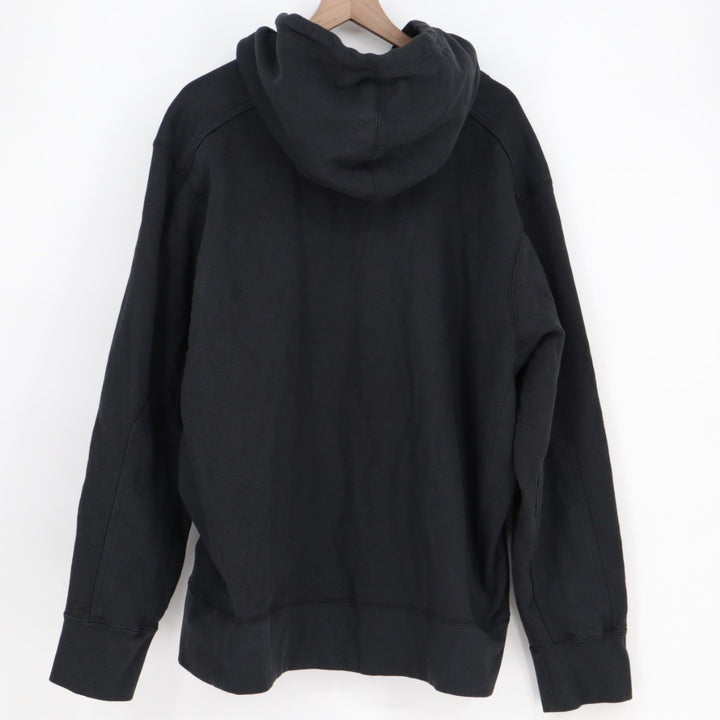 American Giant Classic Hoodie Mens 2XL Black Cotton Kangaroo Pocket Fleece Lined