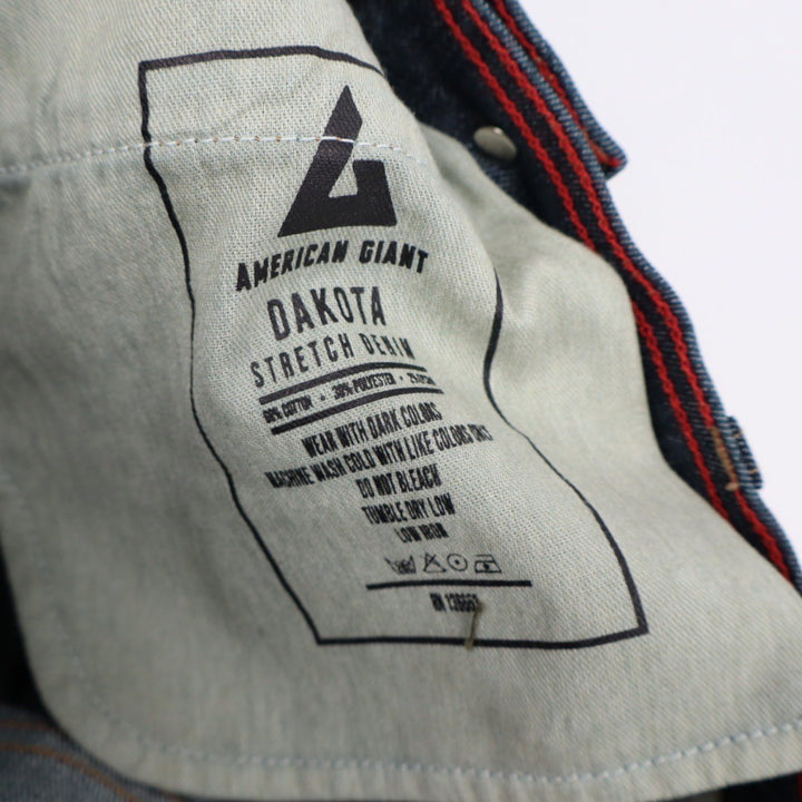 American Giant Men's Dakota Straight Pant Size 30X32 Made In USA