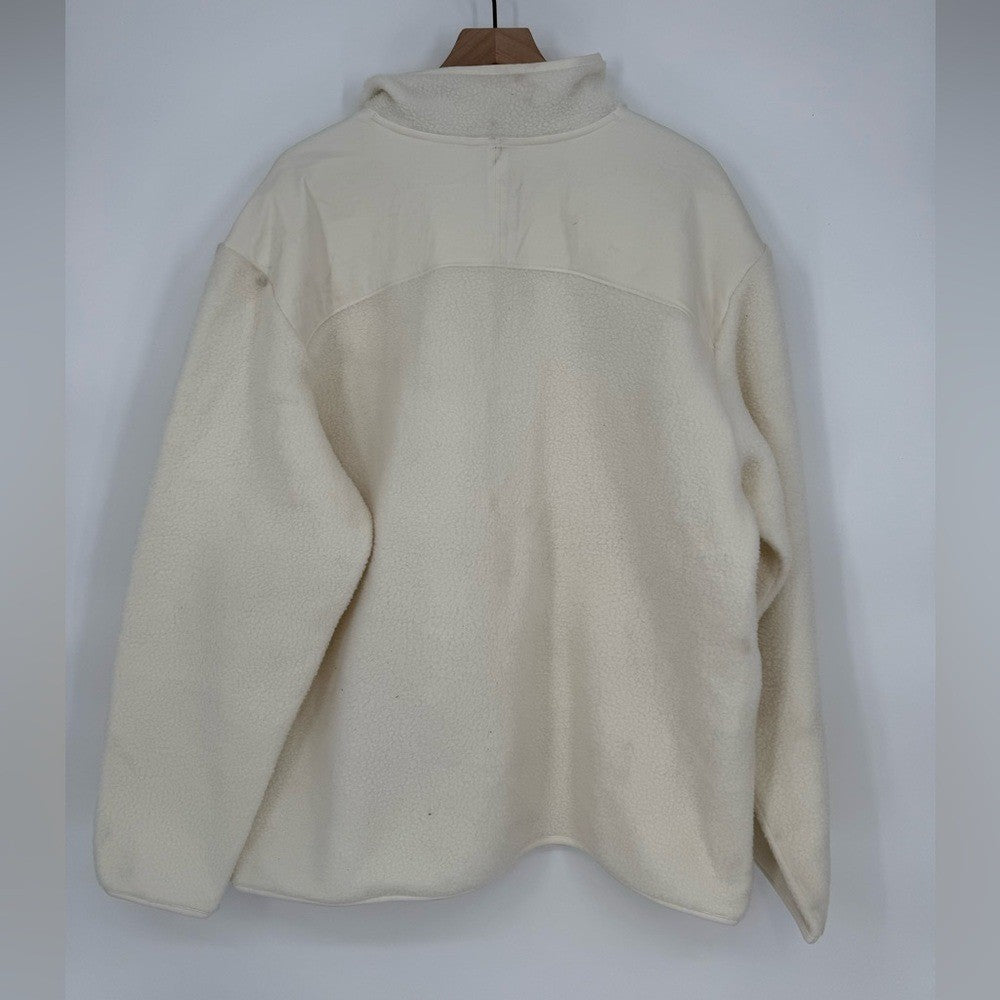 Allbirds Men's Fluff Fleece Pullover Natural White Size XL