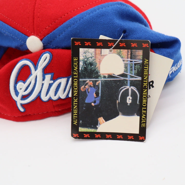 Philadelphia Stars Headgear Hat Mens 7 Red Blue Negro Leagues Baseball Wool NEW