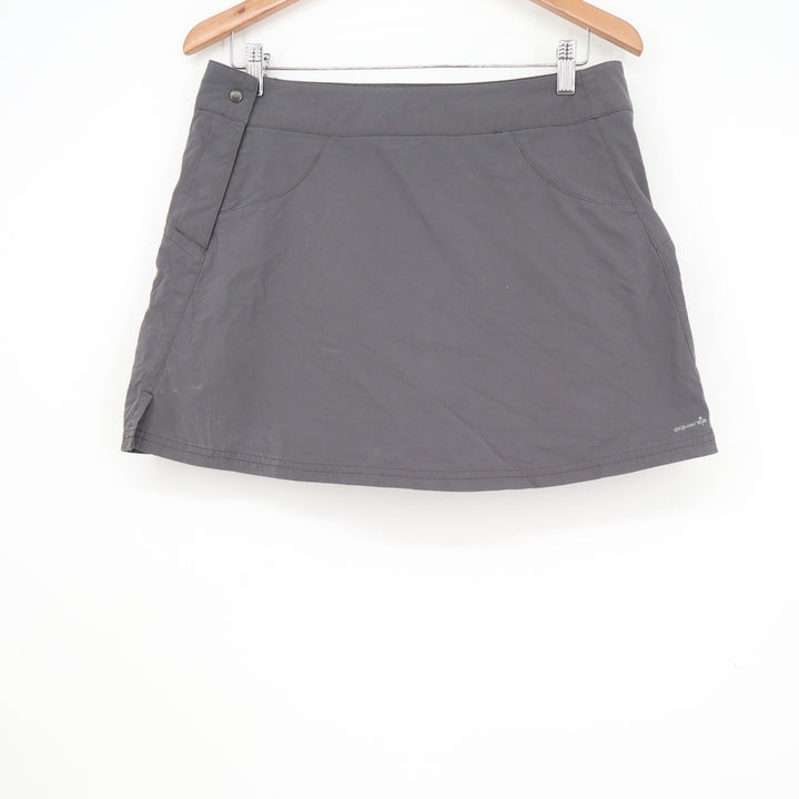 Quechua Womens Grey Hiking Skort Size 29-30 Active Outdoor Athletic Skirt Shorts