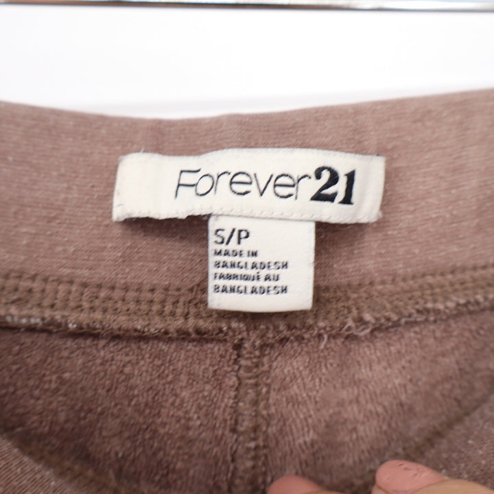 Forever 21 Mens Small Mauve Brown Cotton Blend Drawstring Jogger Pants