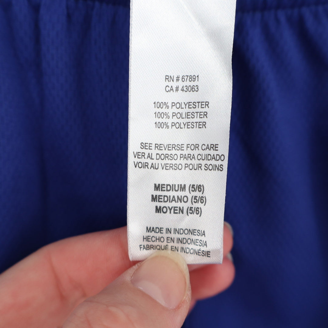 MLB New York Mets Youth Blue Mesh Athletic Shorts Size M 5/6 NY Logo