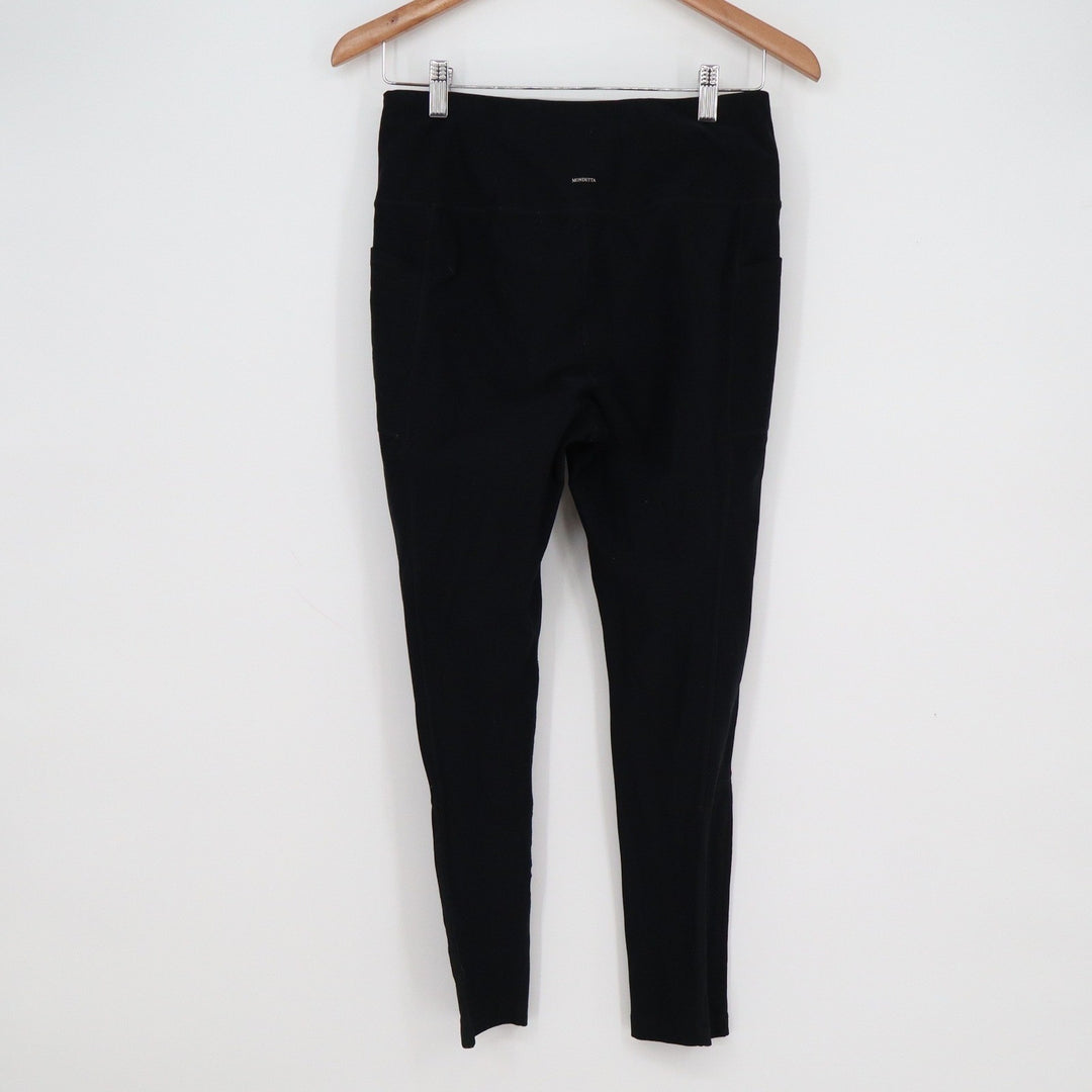 Mondetta Performance Luxury Black Leggings Side Pockets Women's Large