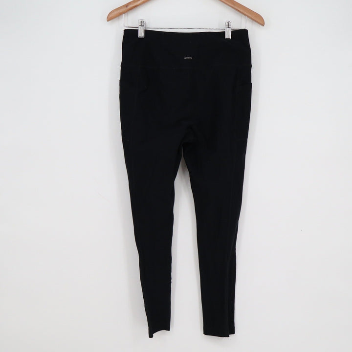 Mondetta Performance Luxury Black Leggings Side Pockets Women's Large