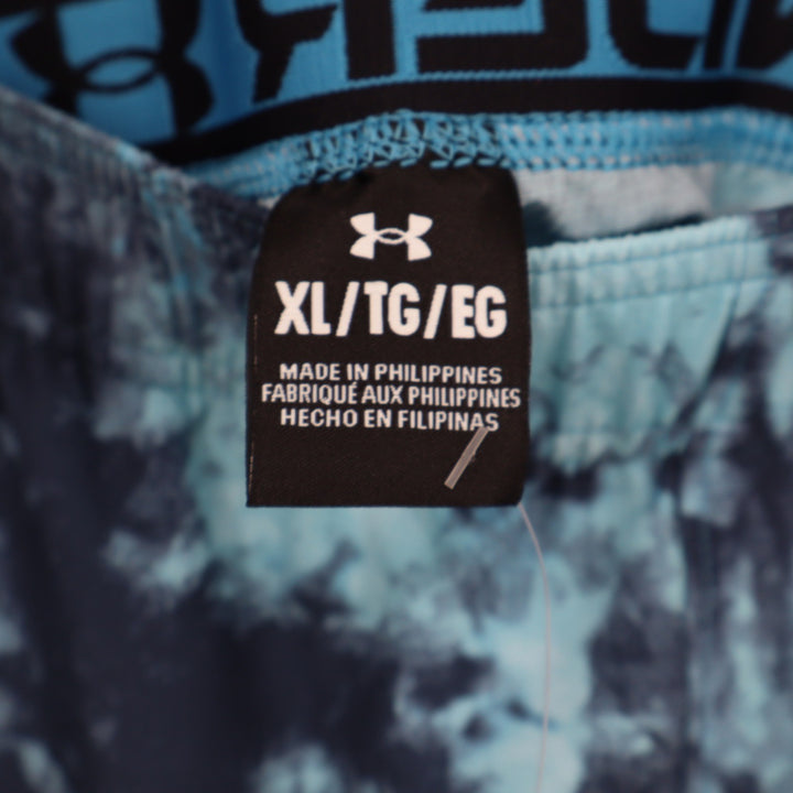 Under Armour Mens Vanish Woven 6in Printed Shorts Blue Marble XL NEW