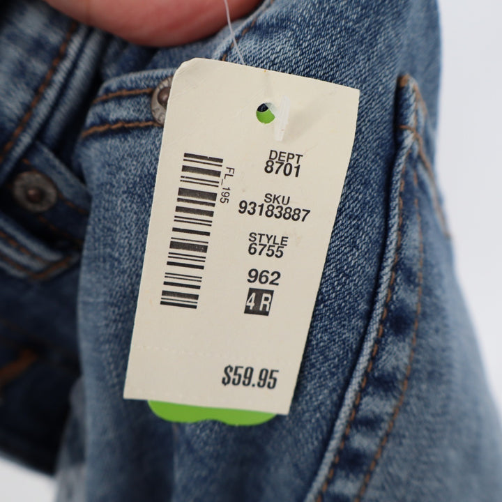 Aéropostale Jegging Jeans Womens 4R Blue Cotton Stretch Distressed High Rise