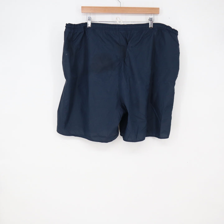 Nike Shorts Mens XXL Navy Blue Embroidered Swoosh Mesh Lined Athletic Good