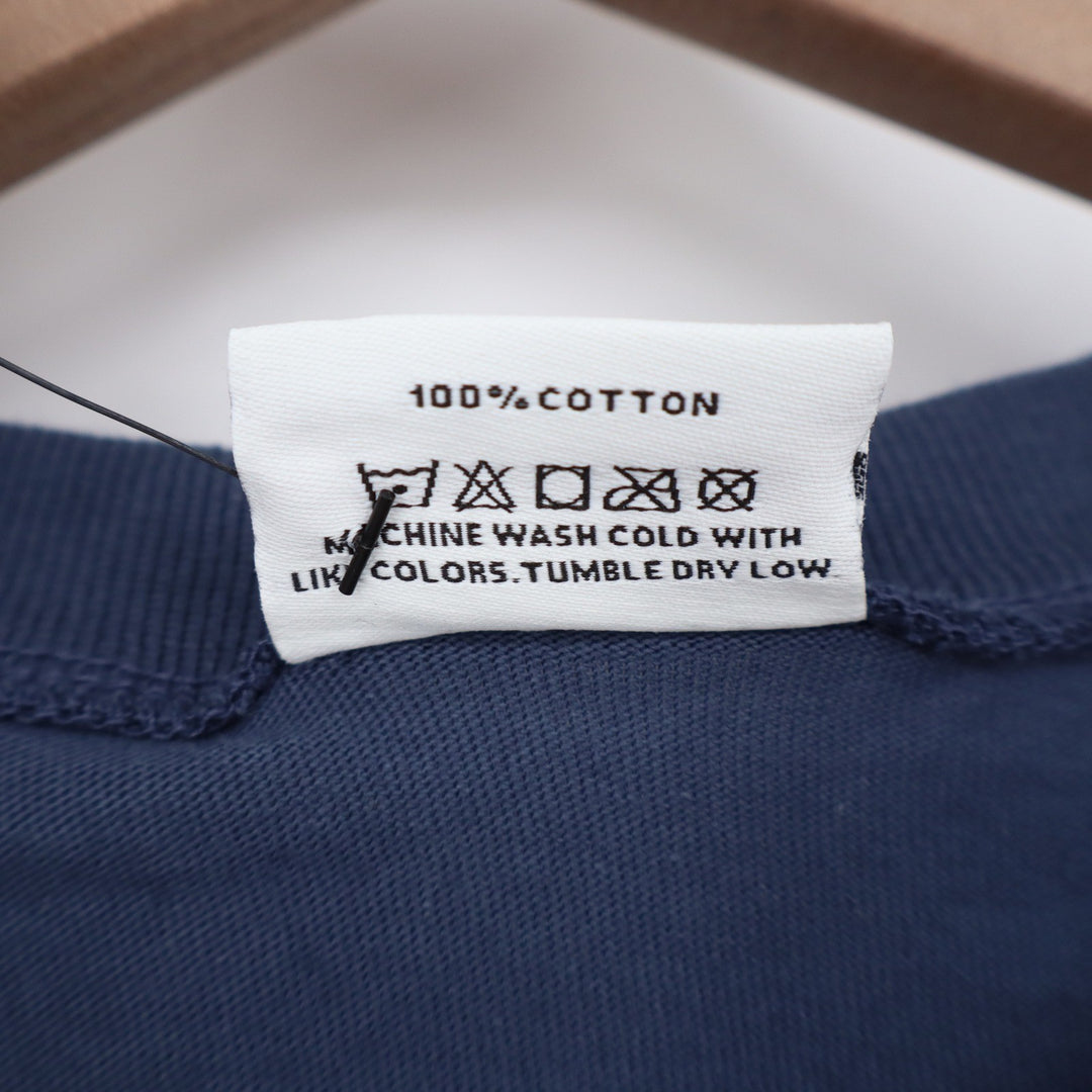 Where I'm From Boston USA Graphic Easy Tee Navy Blue Cotton T-Shirt Medium