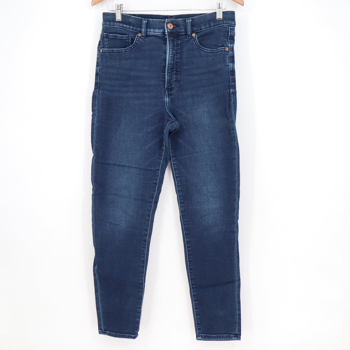 Express Skinny High Rise Dark Wash Indigo Denim Jeans Size 10R