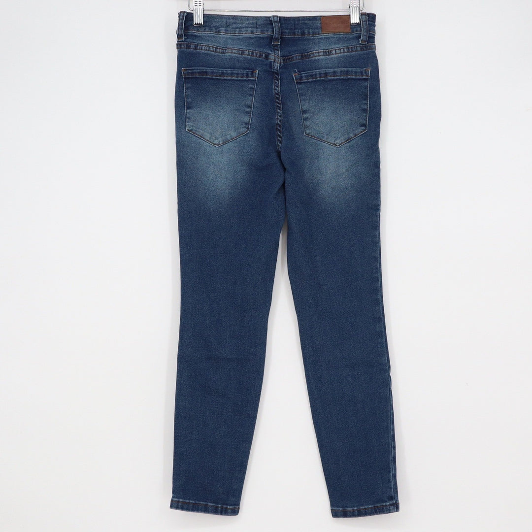 Tahari Ella High Rise Skinny Jeans Womens 4P Dark Wash Blue Denim