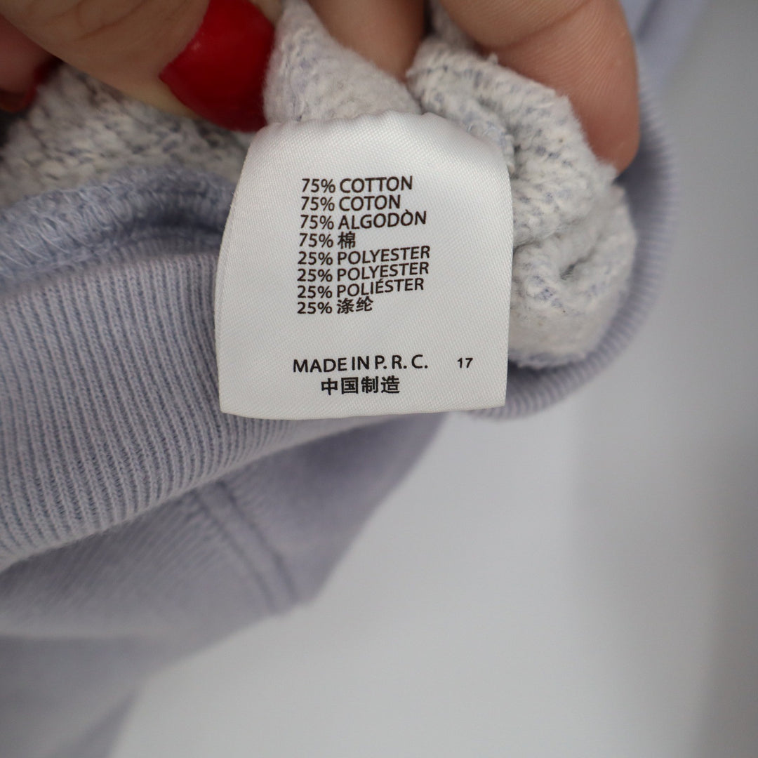 Brandy Melville Christy Full Zip Hoodie Lavender Purple Oversized Sweatshirt