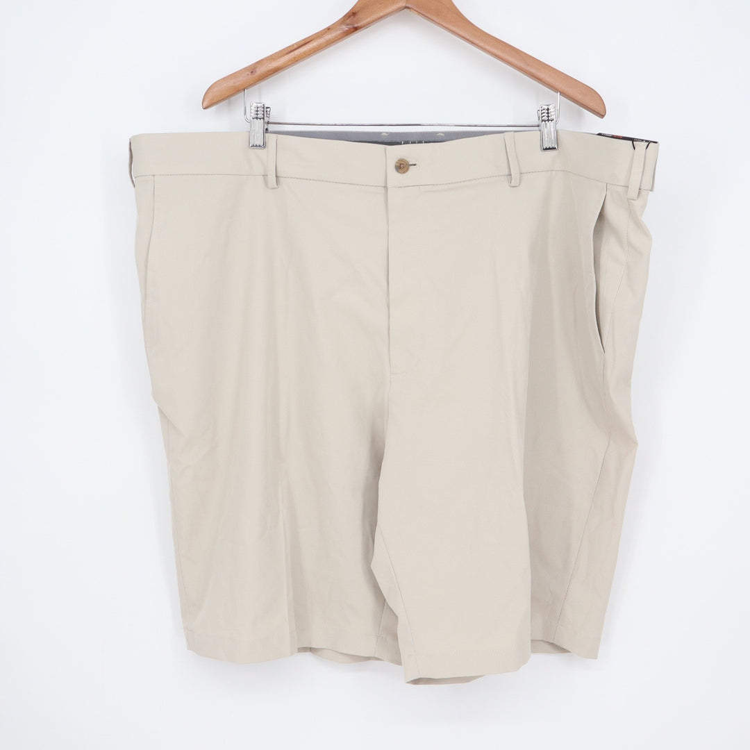 Walter Hagen Mens Perfect 11 Golf Shorts Light Khaki Big & Tall 46