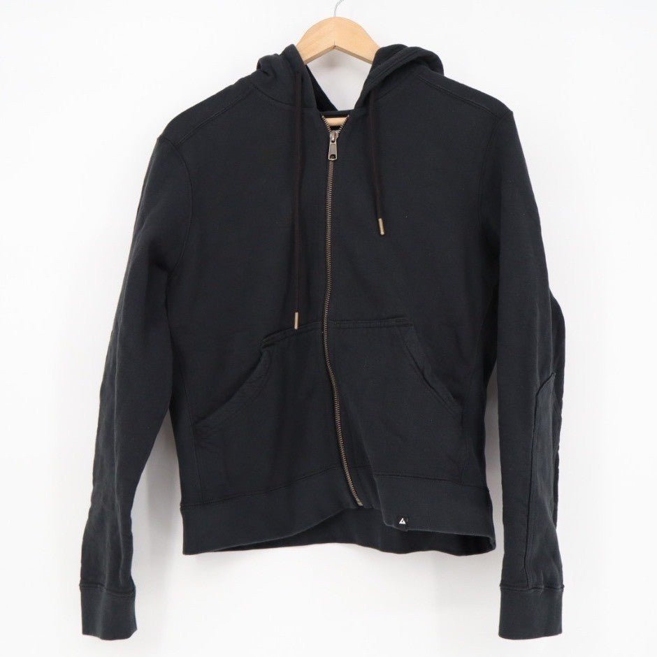 American Giant Womens Black Full Zip Hoodie Sweatshirt Size S