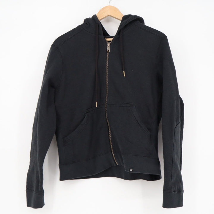 American Giant Womens Black Full Zip Hoodie Sweatshirt Size S