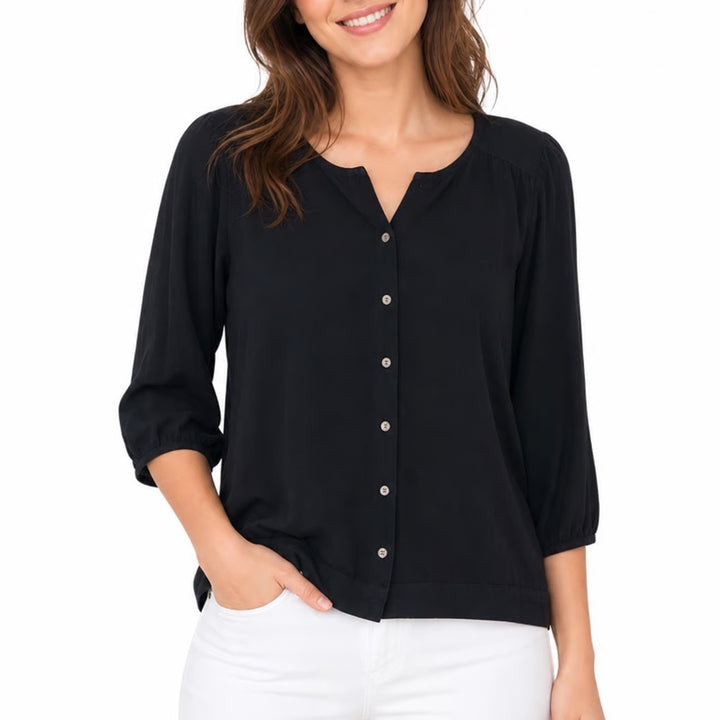 Banana Republic Cardigan Sweater Womens Small Navy Blue Cotton Knit Long Sleeve