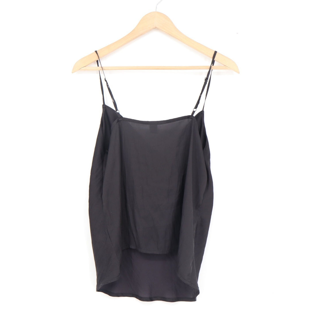 Old Navy Womens Black Cowl Neck Camisole Top Adjustable Straps Size M