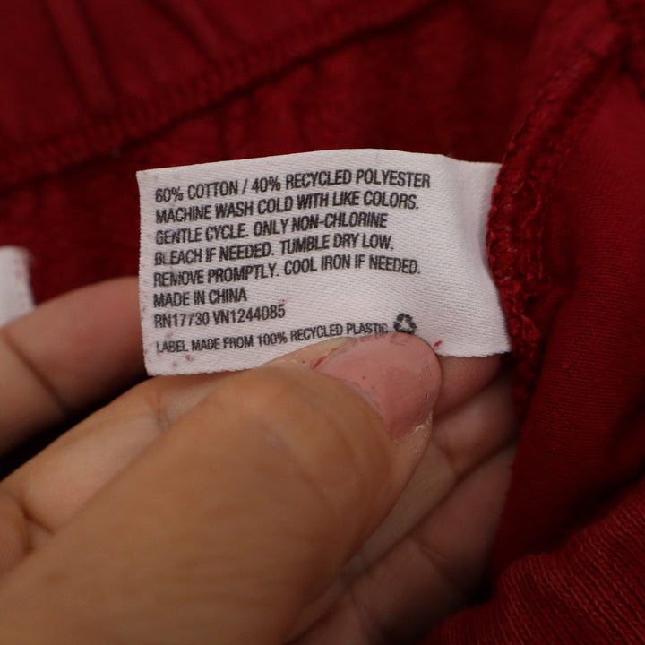 Colsie Womens Red Jogger Sweatpants Elastic Waist Drawstring Size L