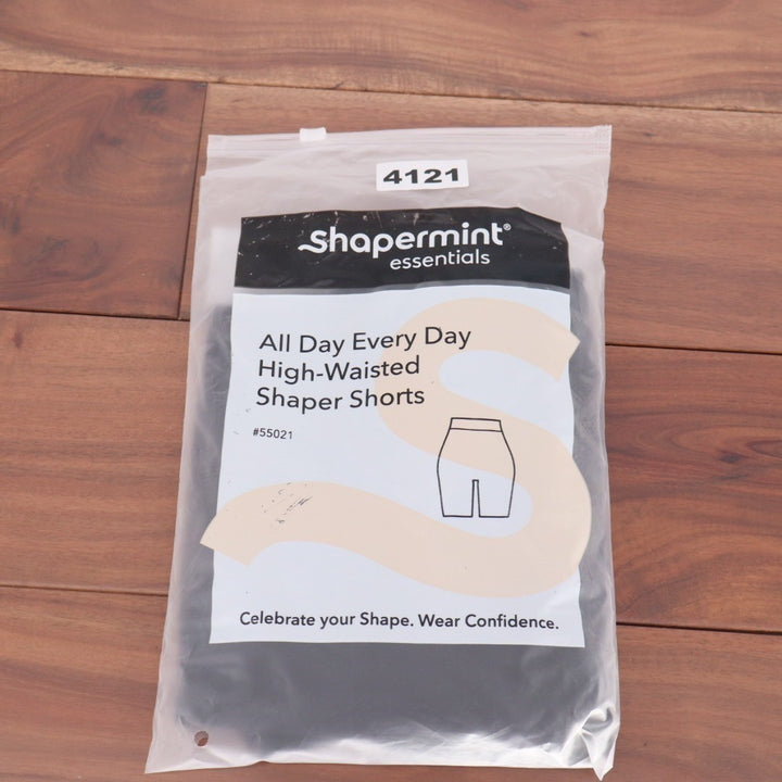 Shapermint Essentials All Day Every Day High Waisted Shaper Shorts 4XL Black