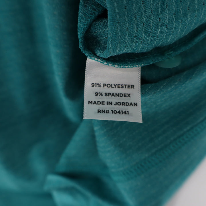 Walter Hagen Mens P11 Birdseye Athletic Fit Polo Shirt Aqua Blue New S