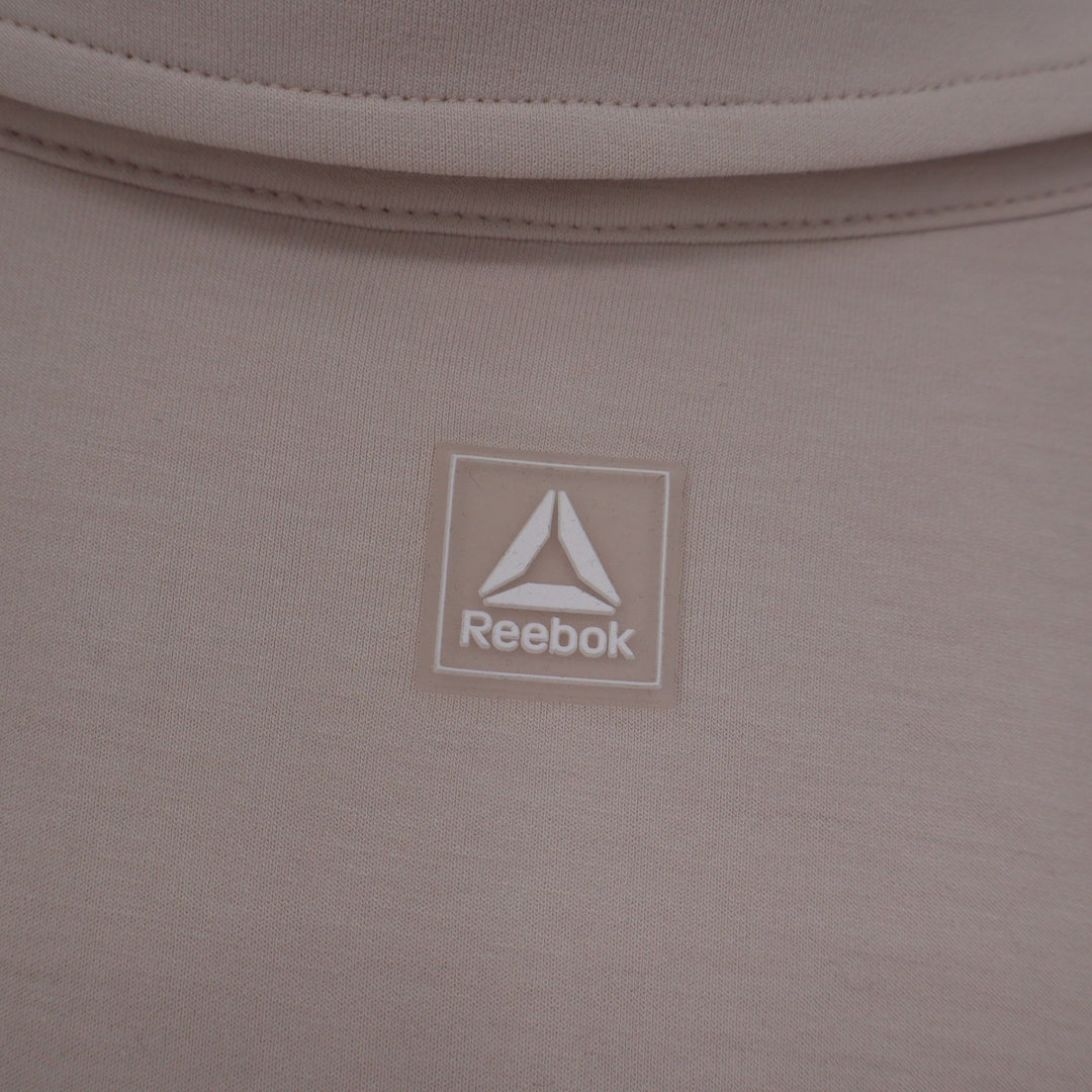 Reebok Team Player Polo Dress Pumice Stone Beige Sleeveless Mini M