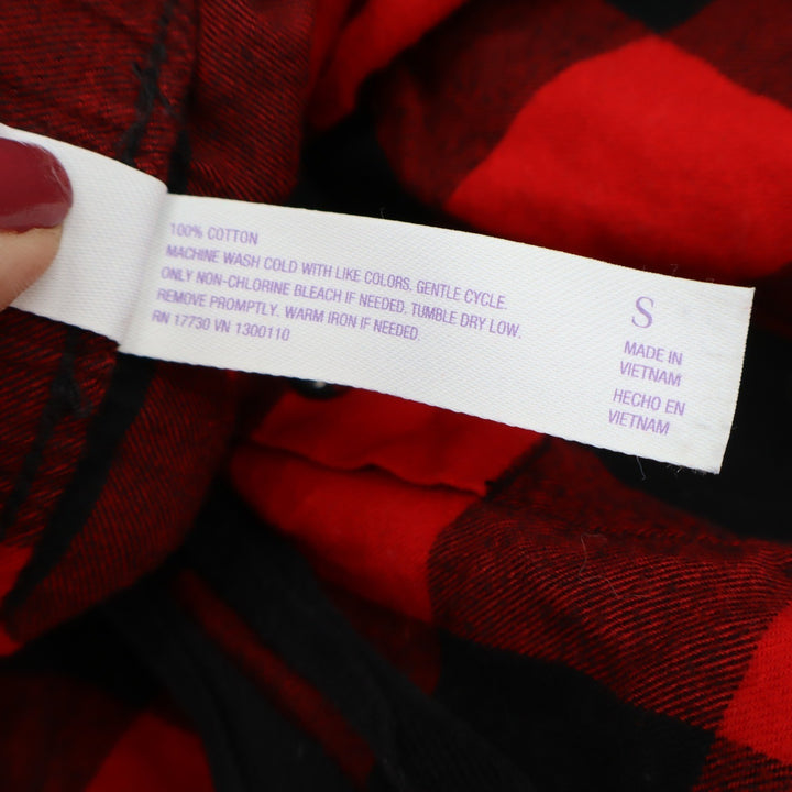 Stars Above Pajama Shorts Womens S Perfectly Cozy Flannel Red Buffalo Plaid