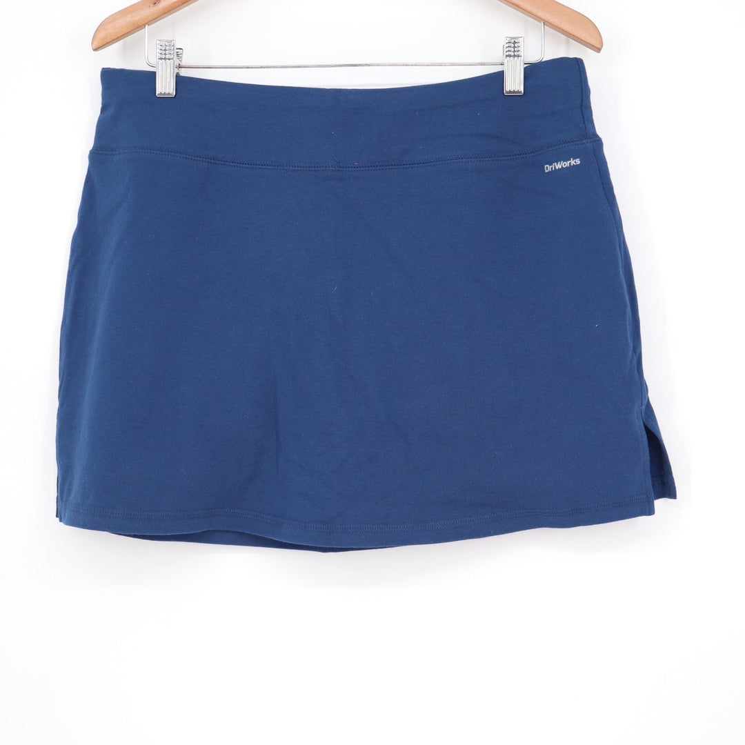 Athletic Works Womens Navy Blue DriWorks Active Skort Size L 12-14